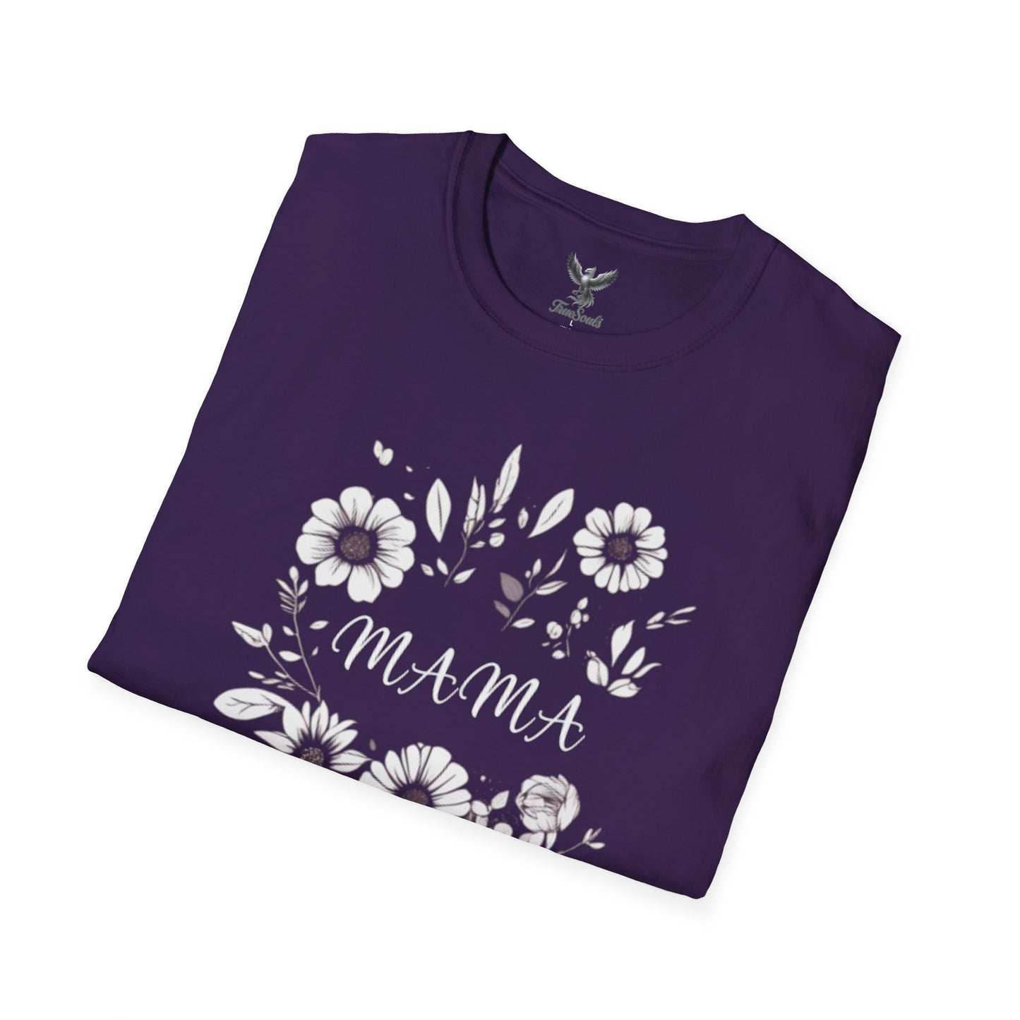 Mama- Flowers - Unisex Softstyle T-Shirt Graphic