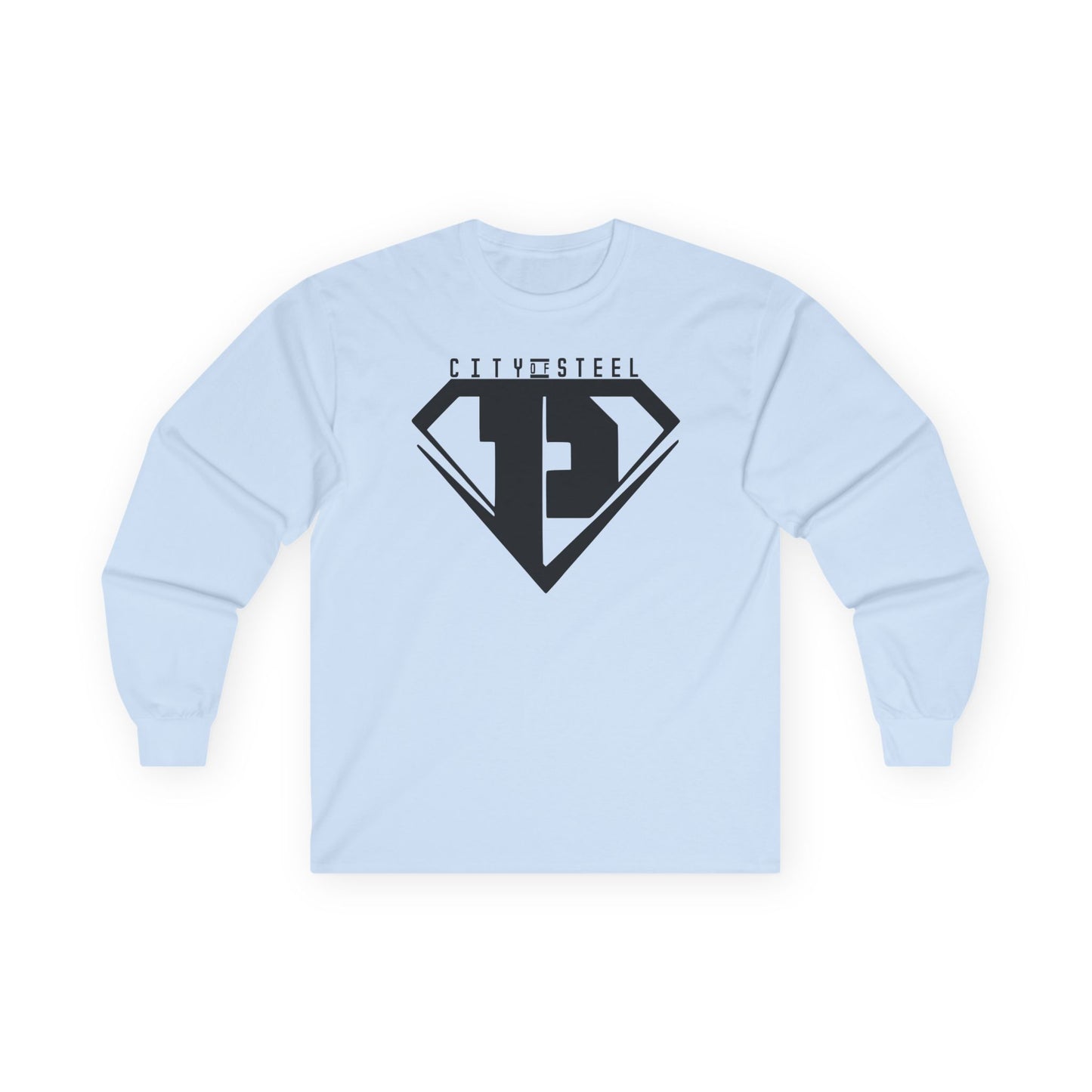 City of Steel Black Out - Long Sleeve Tee - Unisex Ultra Cotton Shirt