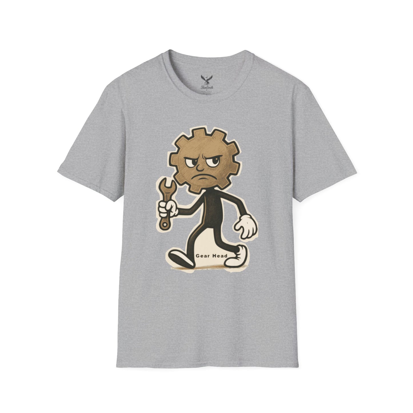 Gear Head - Funny T-Shirt - Unisex Softstyle Tee