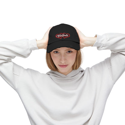 True Souls Double Heart Distressed Hat