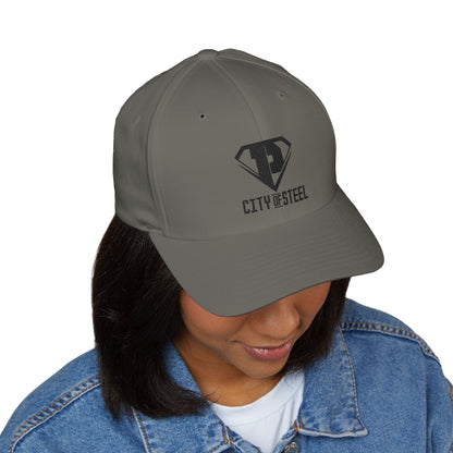 City Of Steel - Trendy Embroidered Cap, Stylish Hat for City Lovers, Perfect Gift for Father’s Day, Summer Outings, Casual Wear