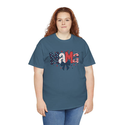 Patriotic Mama Tee - Unisex Cotton Shirt for Moms