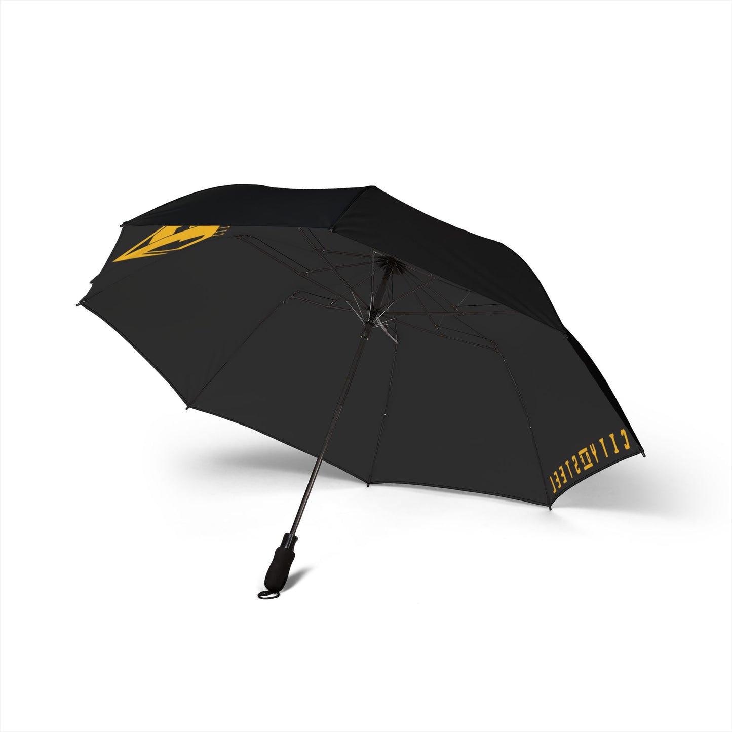 City of Steel Semi-Automatic Foldable Umbrella – Stylish & Functional Rain Gear