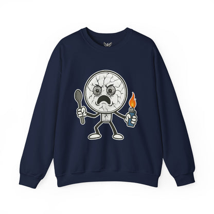 Crack Head - Unisex Crewneck Sweatshirt - Comfortable Stylish Apparel for Everyday Wear