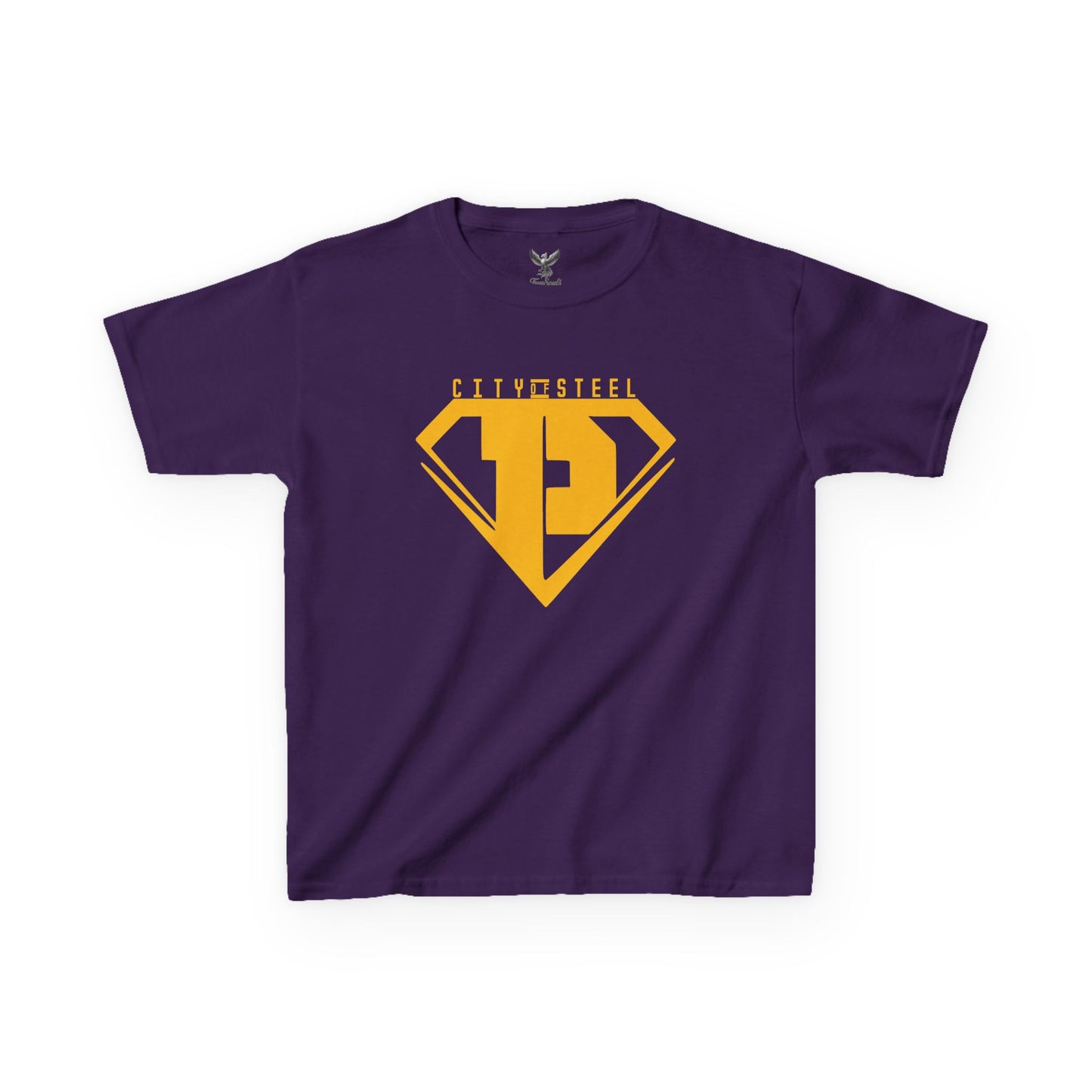 Kids Unisex City of Steel Heavy Cotton Tee