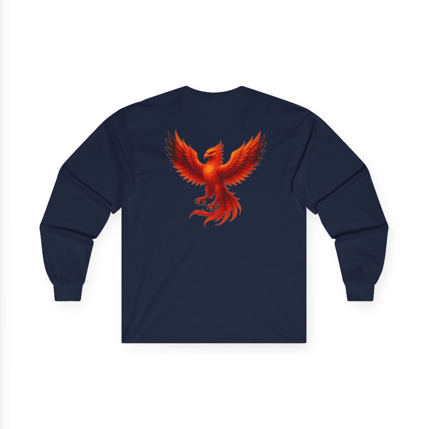 True Souls Phoenix Graphic on Back Long Sleeve Tee