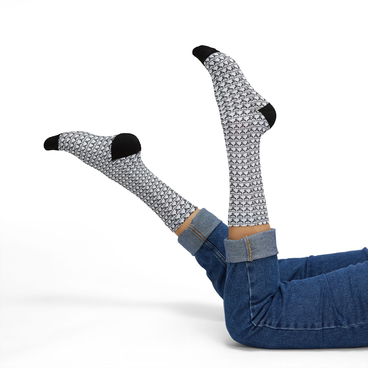 TrueSouls Logo Knit-Pattern Sublimation Socks