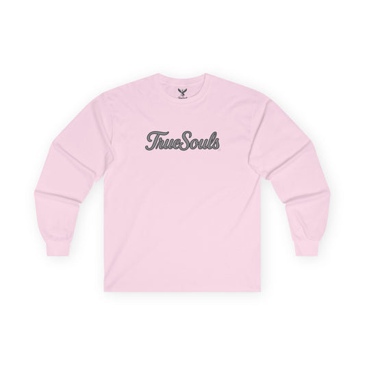 True Souls Black & White Phoenix on Back Long Sleeve Tee