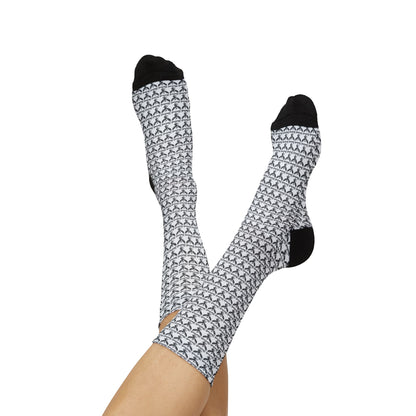 TrueSouls Logo Knit-Pattern Sublimation Socks