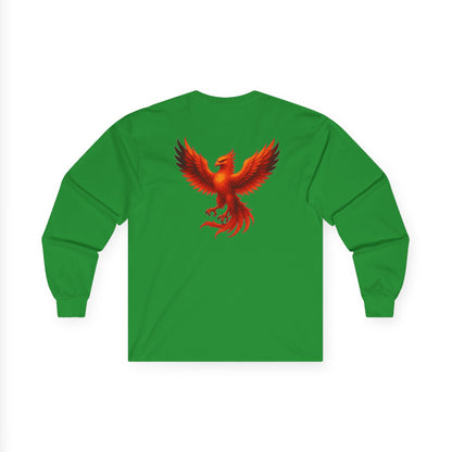 True Souls Phoenix Graphic on Back Long Sleeve Tee