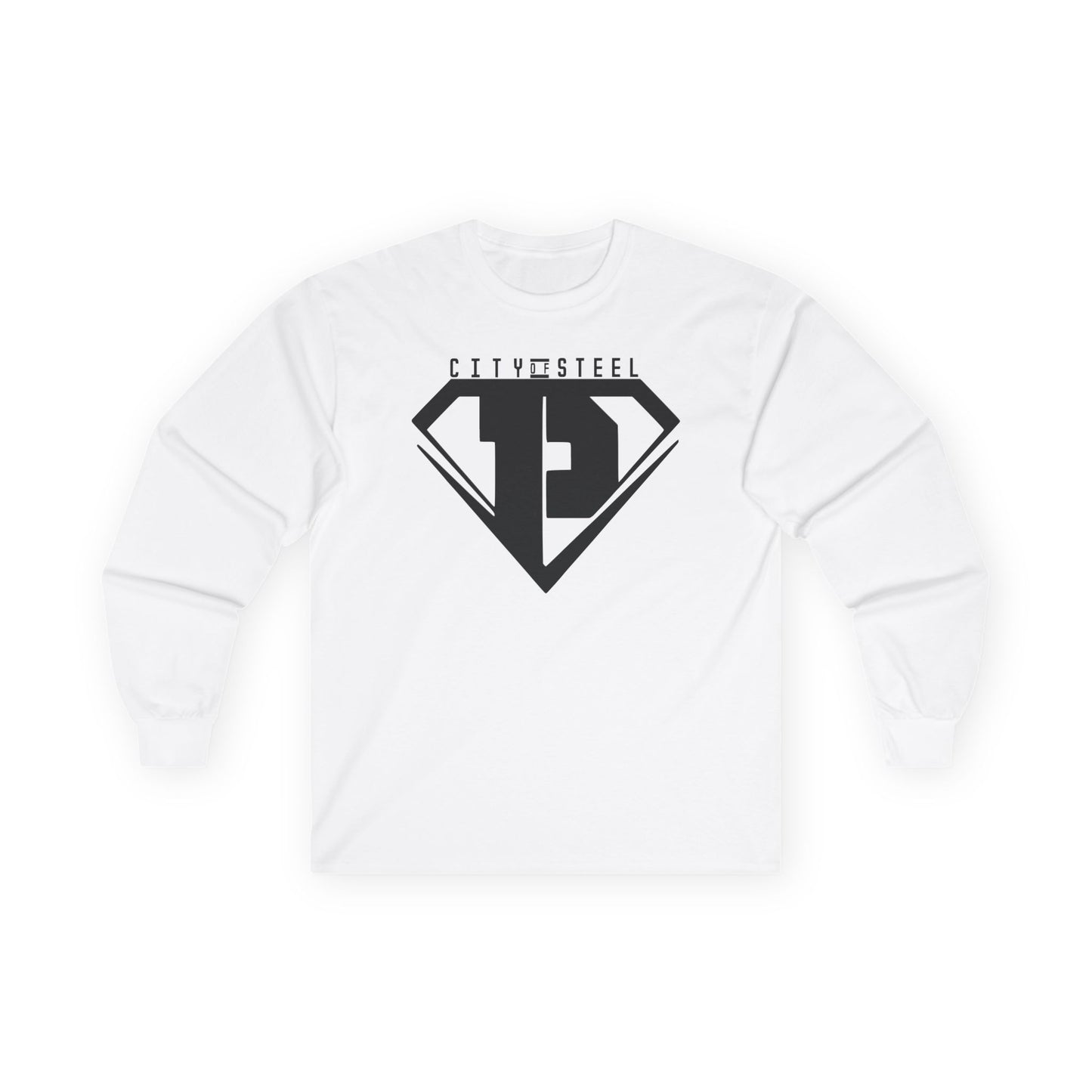 City of Steel Black Out - Long Sleeve Tee - Unisex Ultra Cotton Shirt