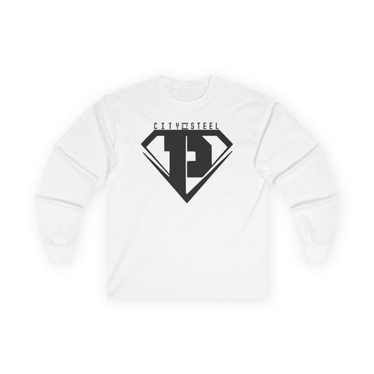 City of Steel Black Out - Long Sleeve Tee - Unisex Ultra Cotton Shirt