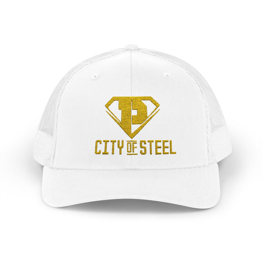 Steel City Snapback Trucker Cap | Perfect Gift for Sports Fans, Summer Outings, Outdoor Events, Festivals