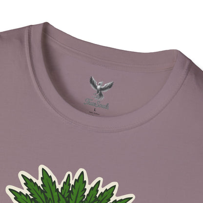 Pot Head - Funny Cannabis Plant T-Shirt - Unisex Softstyle Tee