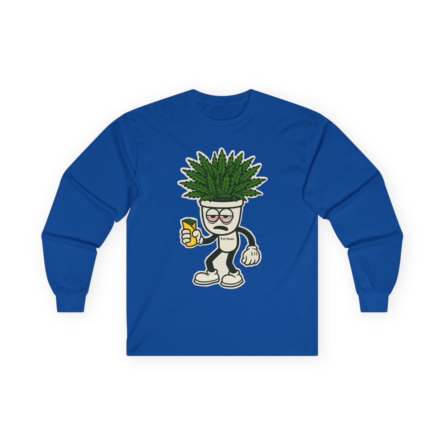 Pot Head - Long Sleeve Tee - Unisex Ultra Cotton Shirt
