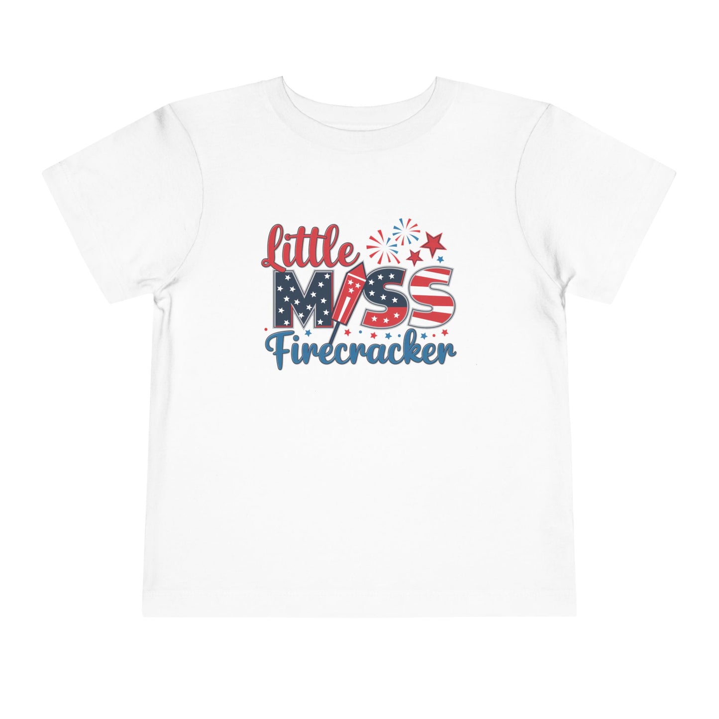 Little Miss Firecracker Toddler Tee- Direct to Garment