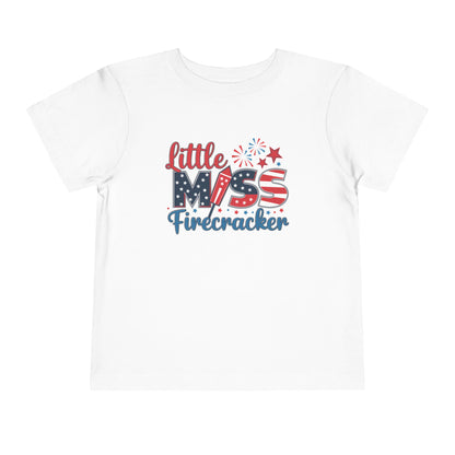 Little Miss Firecracker Toddler Tee- Direct to Garment