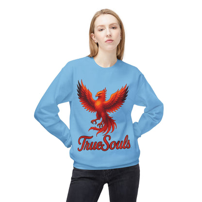 TrueSouls Red Phoenix Crewneck Sweatshirt