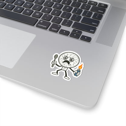 Crack Head Kiss-Cut Stickers - Bold Urban Design for Laptops, Water Bottles, Cars etc.