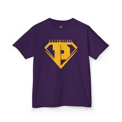 Kids Unisex City of Steel Heavy Cotton Tee