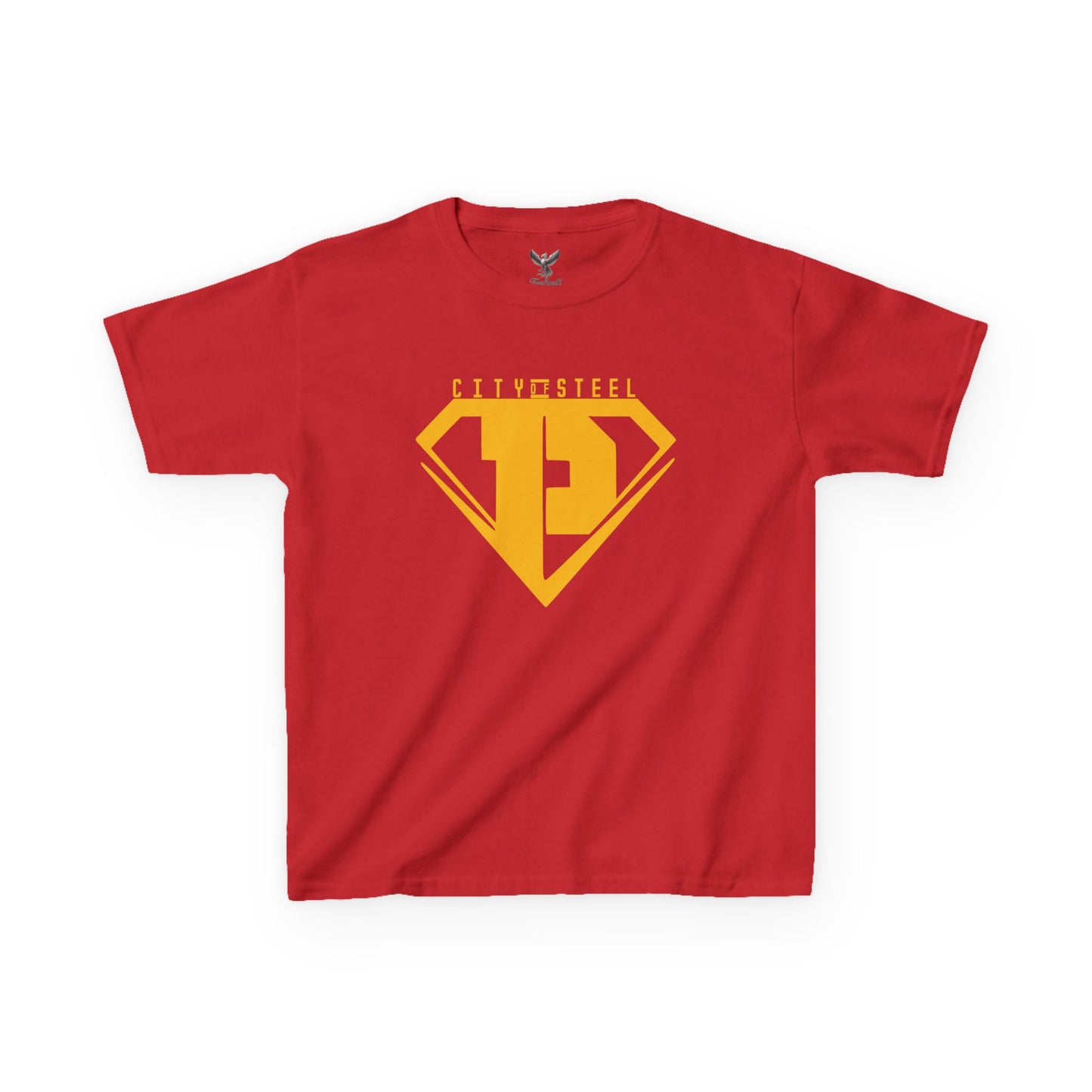 Kids Unisex City of Steel Heavy Cotton Tee