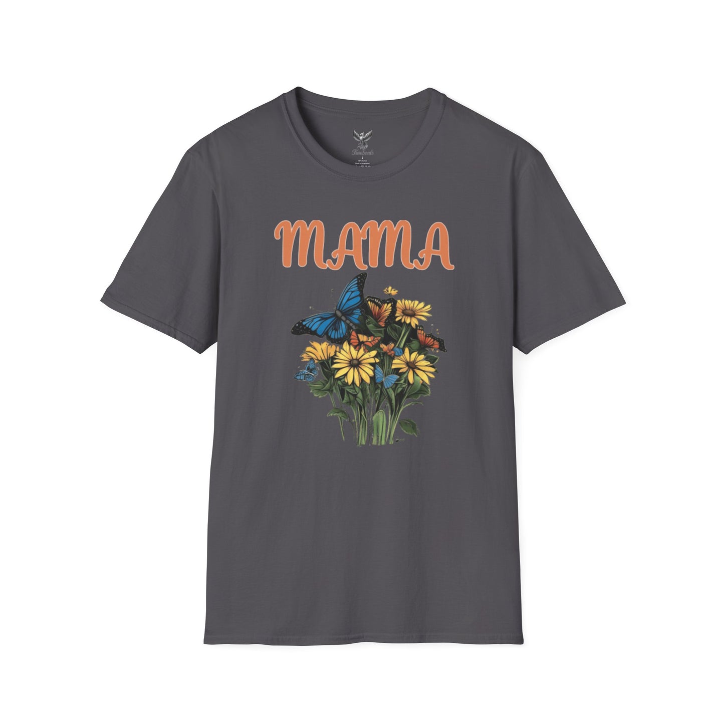 Mama - Flower Bouquet - Unisex Softstyle T-Shirt Graphic