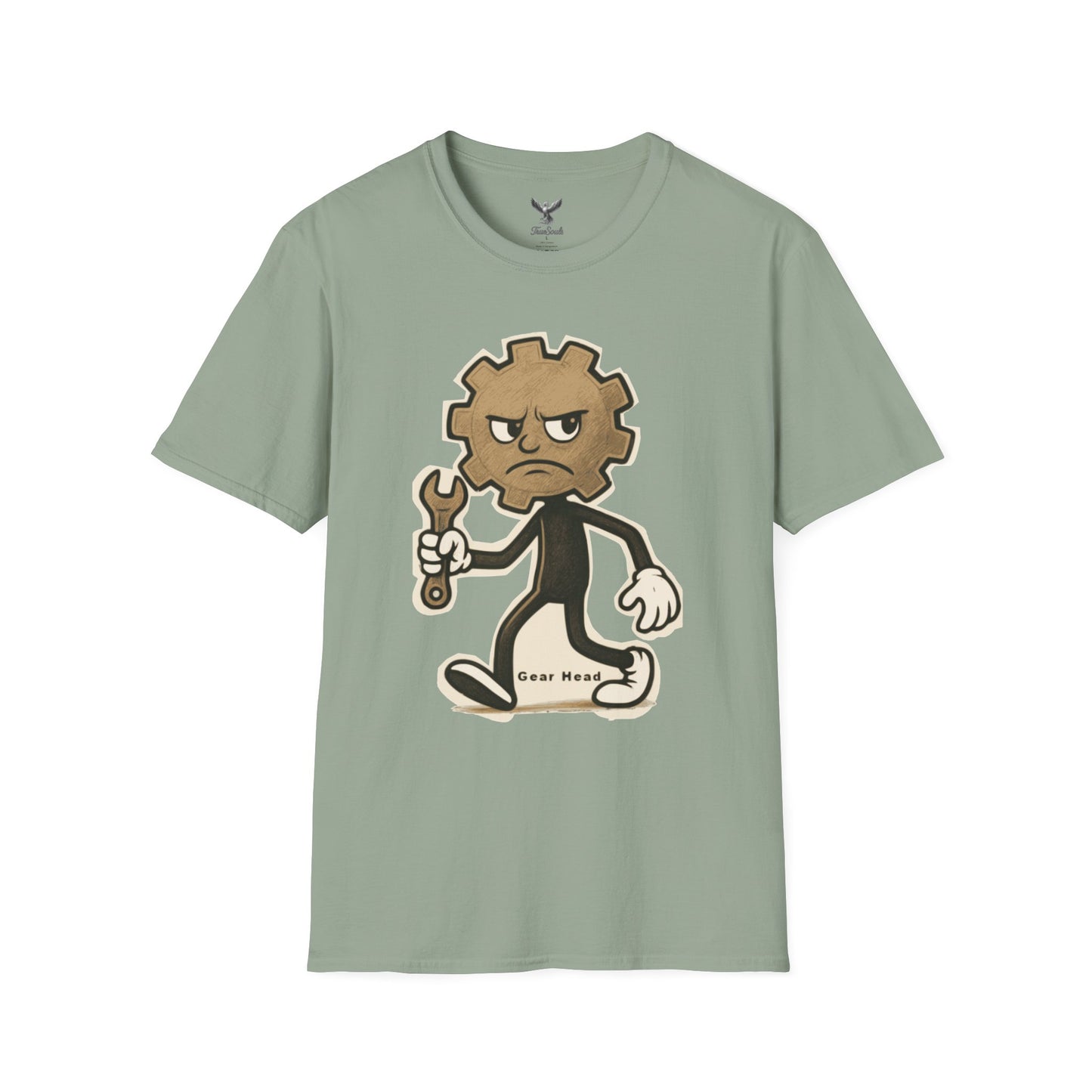 Gear Head - Funny T-Shirt - Unisex Softstyle Tee