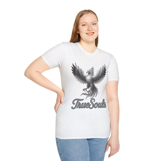 True Souls Black & White Phoenix Tee