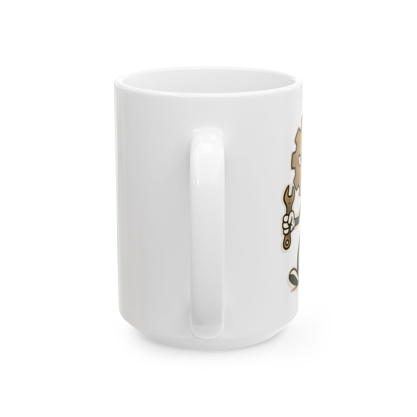 Gear Head - Funny Ceramic Mug - 11oz & 15oz Ceramic Coffee Cup