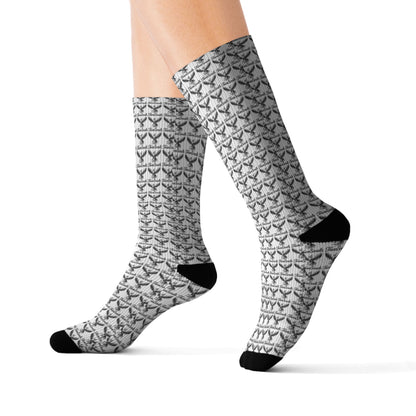 TrueSouls Logo Knit-Pattern Sublimation Socks