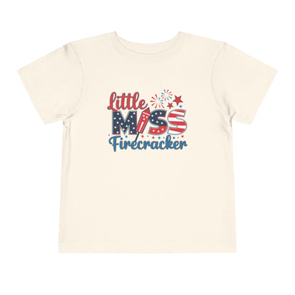 Little Miss Firecracker Toddler Tee- Direct to Garment