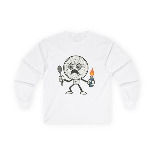 Crack Head- Long Sleeve Tee - Unisex Ultra Cotton Shirt