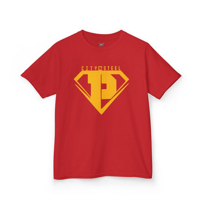 Kids Unisex City of Steel Heavy Cotton Tee