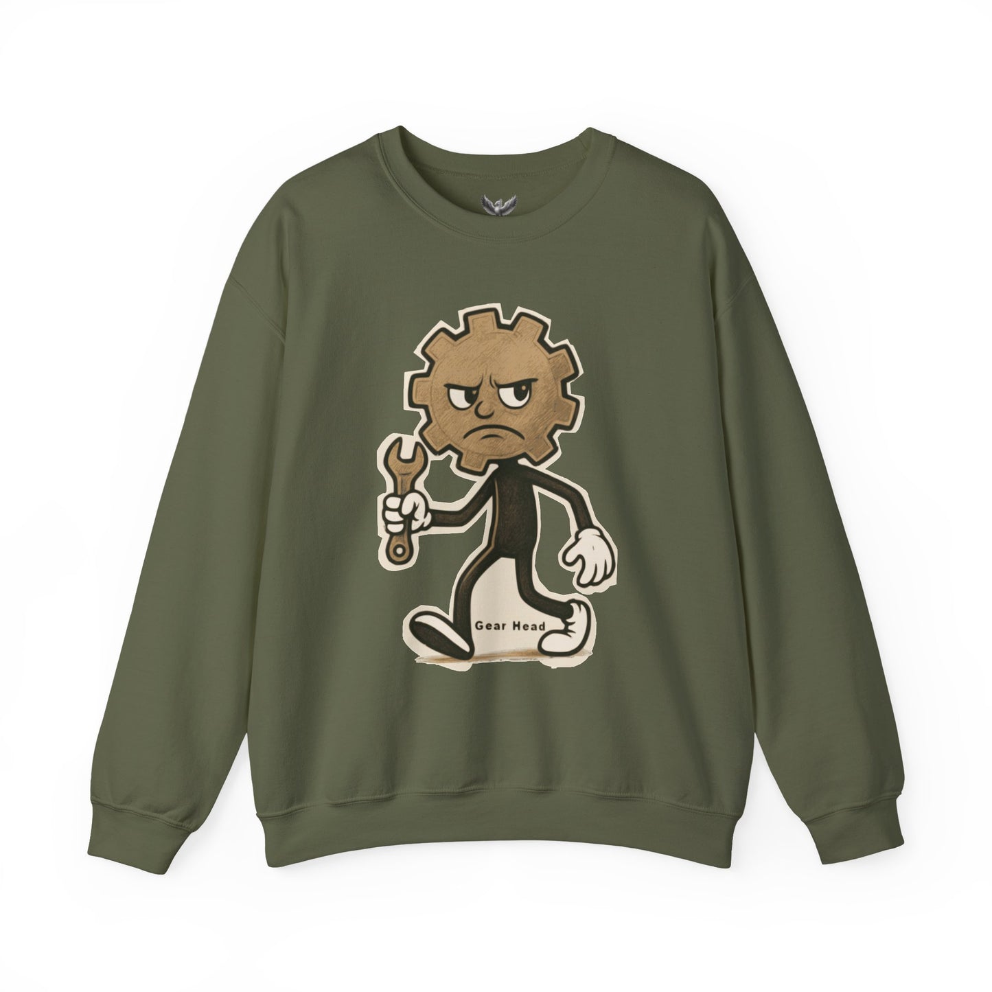 Gear Head - Unisex Crewneck Sweatshirt - Comfortable Stylish Apparel for Everyday Wear
