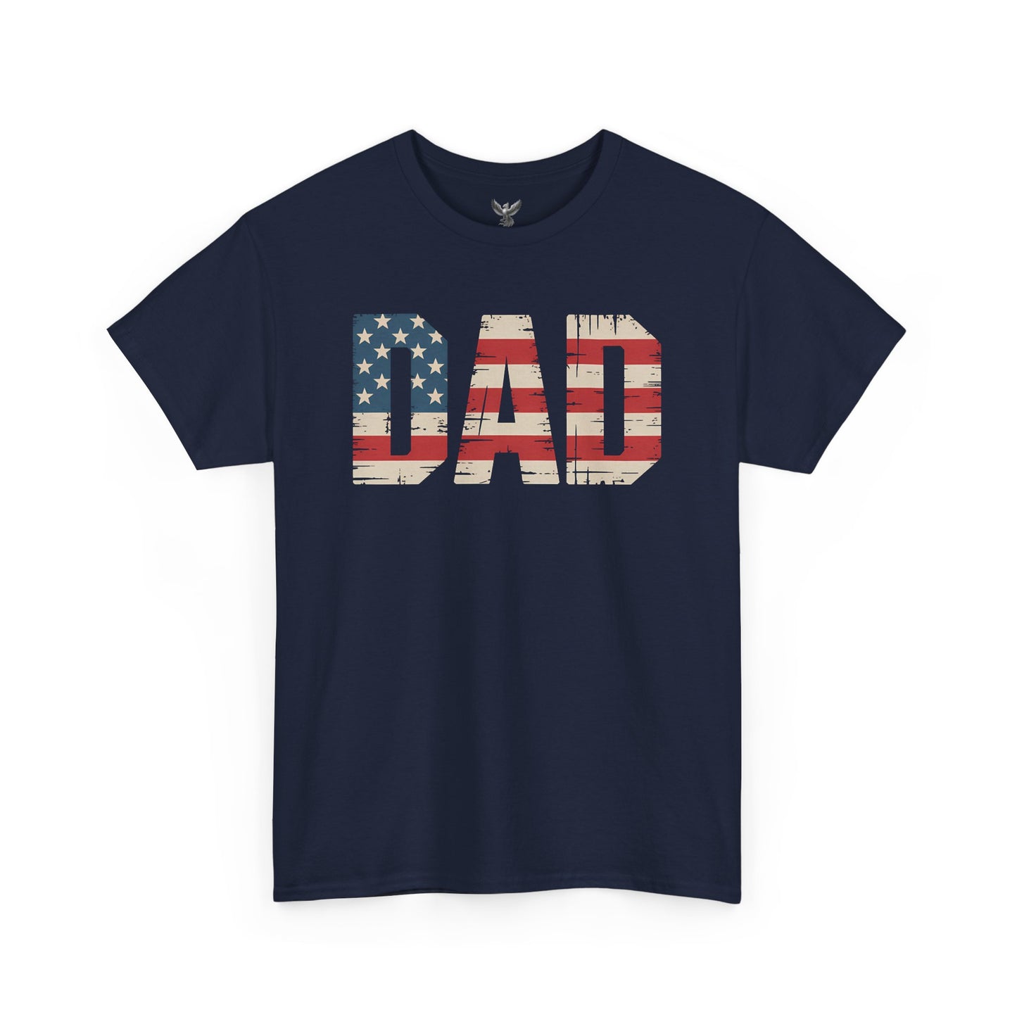 Patriotic Dad Tee - Unisex Heavy Cotton Shirt, Perfect for Father’s Day, Celebrations, Gifts, Casual Wear, BBQs