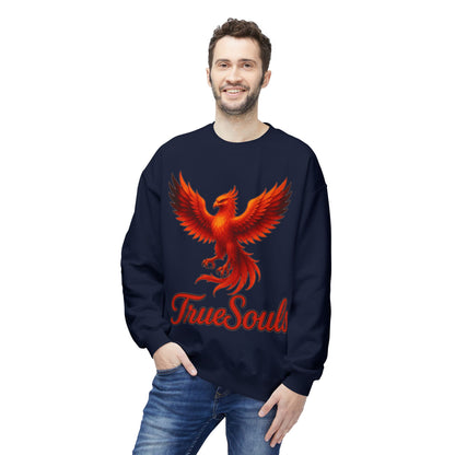 TrueSouls Red Phoenix Crewneck Sweatshirt