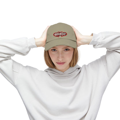 True Souls Double Heart Distressed Hat