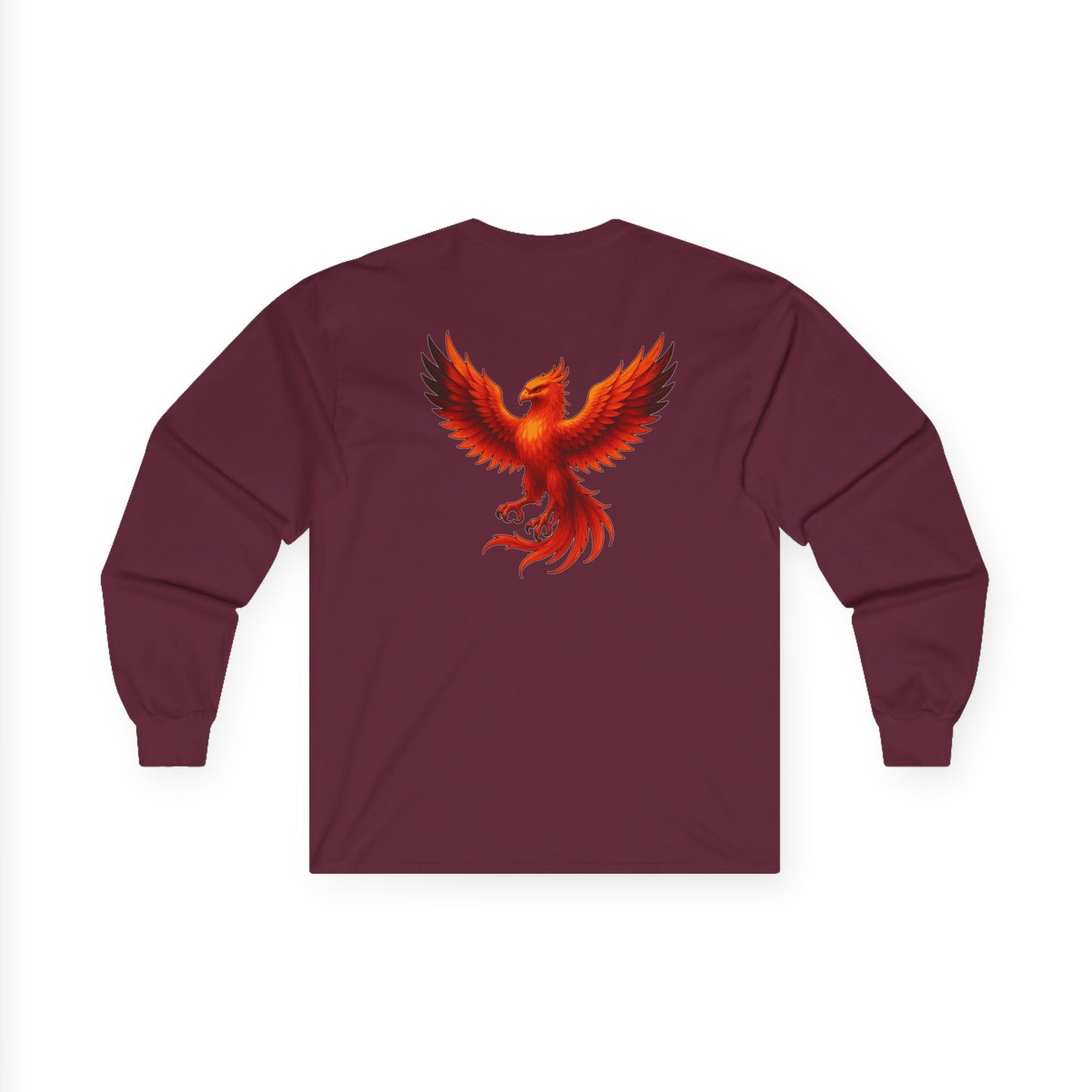 True Souls Phoenix Graphic on Back Long Sleeve Tee