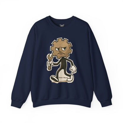 Gear Head - Unisex Crewneck Sweatshirt - Comfortable Stylish Apparel for Everyday Wear