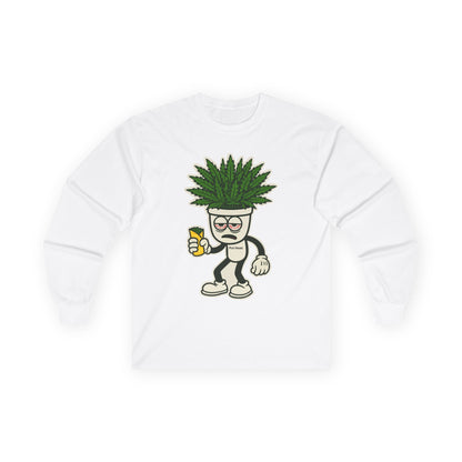 Pot Head - Long Sleeve Tee - Unisex Ultra Cotton Shirt