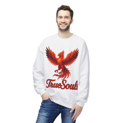 TrueSouls Red Phoenix Crewneck Sweatshirt