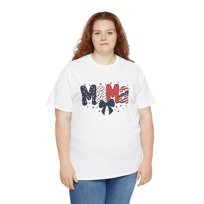 Patriotic Mama Tee - Unisex Cotton Shirt for Moms