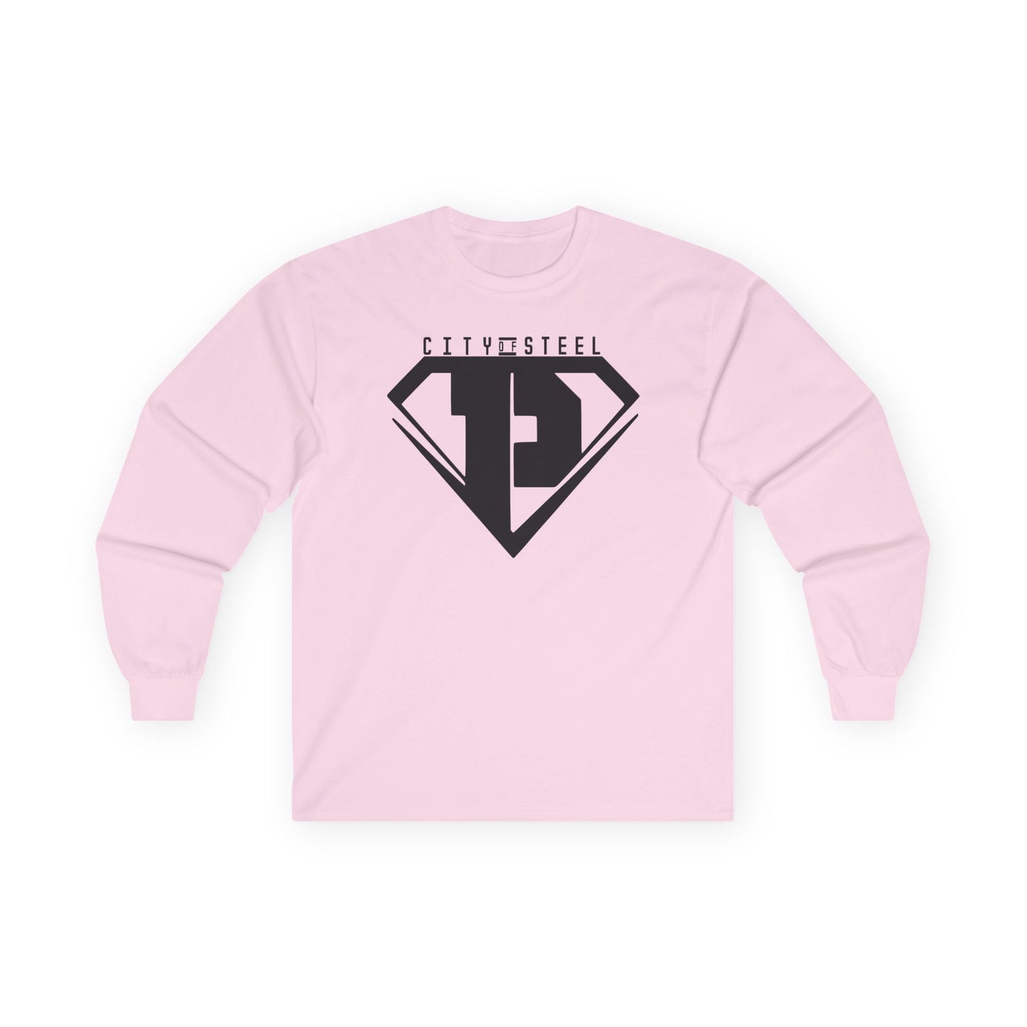 City of Steel Black Out - Long Sleeve Tee - Unisex Ultra Cotton Shirt